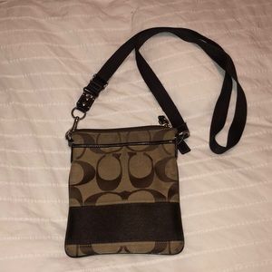 Brown coach purse